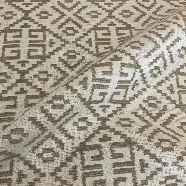 Sunbrella Imperial Dune Beige Southwest Outdoor Upholstery Fabric