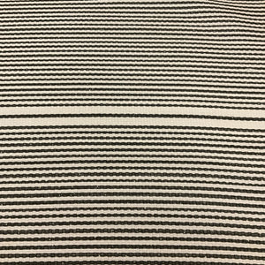 Sunbrella Influence Classic Black White Stripe Outdoor Upholstery Fabric