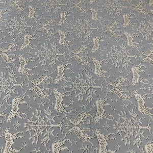 Sunbrella Jaipur Frame II Chambray Blue Outdoor Upholstery Fabric