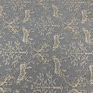 Sunbrella Jaipur Frame II Chambray Blue Outdoor Upholstery Fabric
