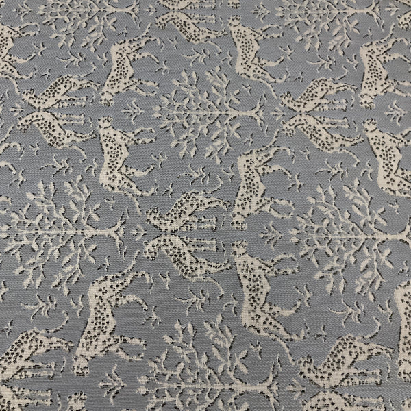Sunbrella Jaipur Frame II Chambray Blue Outdoor Upholstery Fabric