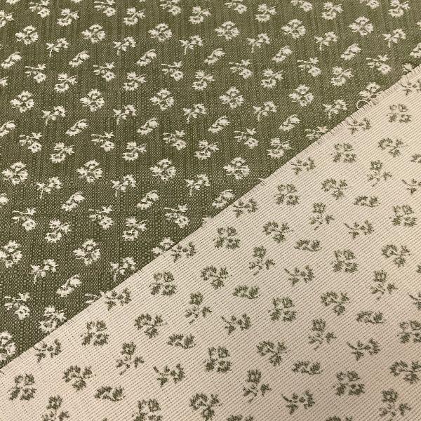 Sunbrella Joy II Moss Green Floral Outdoor Upholstery Fabric