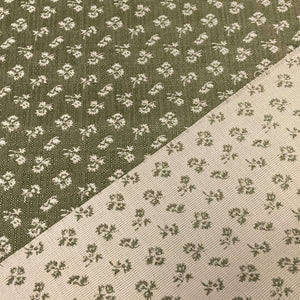 Sunbrella Joy II Moss Green Floral Outdoor Upholstery Fabric