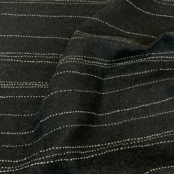 Sunbrella Kasai Onyx Black Outdoor Upholstery Fabric