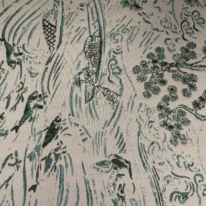 Sunbrella Kasumi Jade Blue Outdoor Upholstery Fabric