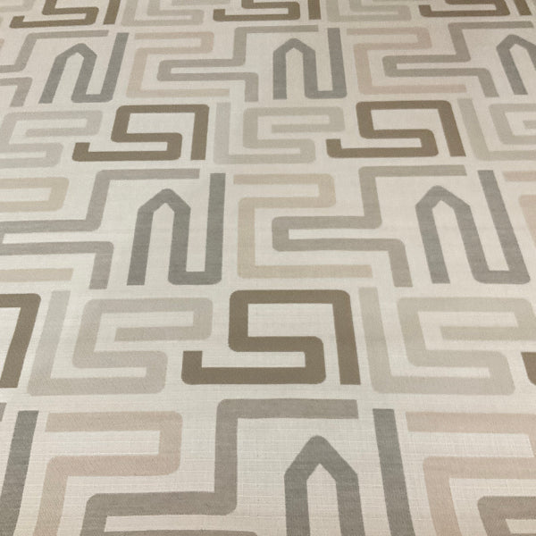 Sunbrella Labyrinth Cloud Beige Outdoor Upholstery Fabric