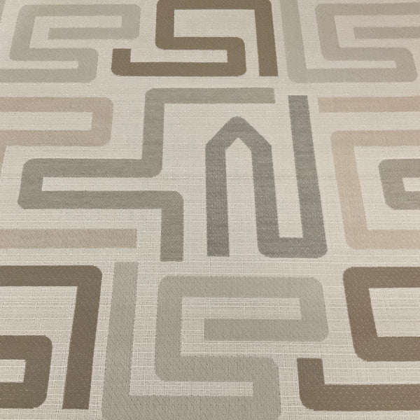 Sunbrella Labyrinth Cloud Beige Outdoor Upholstery Fabric