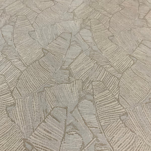 Sunbrella Leaf Structure Sand Beige Outdoor Upholstery Fabric
