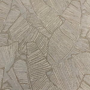 Sunbrella Leaf Structure Sand Beige Outdoor Upholstery Fabric
