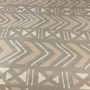 Sunbrella Mudcloth Fog Gray Geometric Outdoor Upholstery Fabric