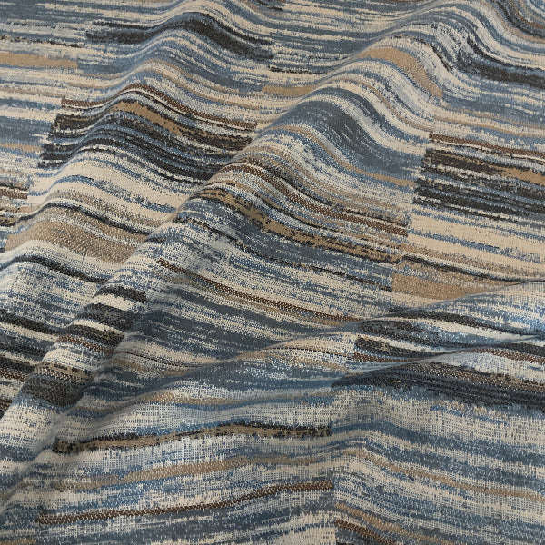 Sunbrella Painterly View Blue Outdoor Upholstery Fabric