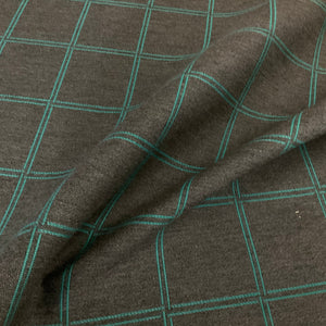 Sunbrella Pane Granite Gray Check Outdoor Upholstery Fabric