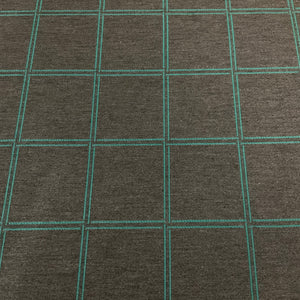 Sunbrella Pane Granite Gray Check Outdoor Upholstery Fabric