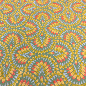 Sunbrella Plume Tropics Orange Outdoor Upholstery Fabric