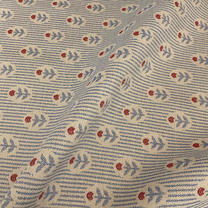 Sunbrella Posey Prairie Blue Outdoor Upholstery Fabric