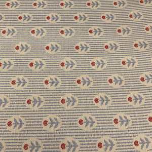 Sunbrella Posey Prairie Blue Outdoor Upholstery Fabric