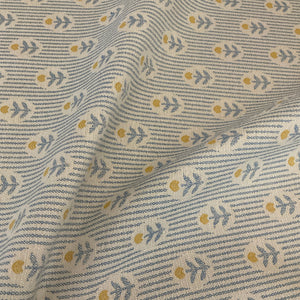 Sunbrella Posey Sky Blue Outdoor Upholstery Fabric