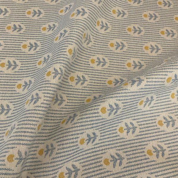 Sunbrella Posey Sky Blue Outdoor Upholstery Fabric