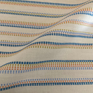 Sunbrella Regina Stripe Beach Blue Outdoor Upholstery Fabric