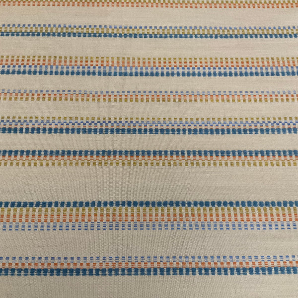 Sunbrella Regina Stripe Beach Blue Outdoor Upholstery Fabric