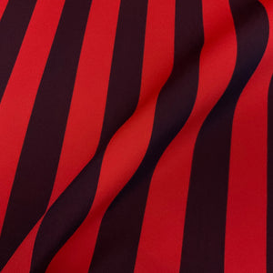 Sunbrella Rugby Stripe Navy Red Stripe Outdoor Canvas Upholstery Fabric
