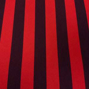 Sunbrella Rugby Stripe Navy Red Stripe Outdoor Canvas Upholstery Fabric