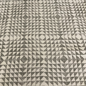 Sunbrella Runa Classic Gray Geometric Outdoor Upholstery Fabric