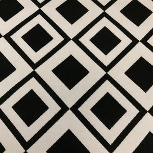Sunbrella Savy Onyx Black White Outdoor Upholstery Fabric