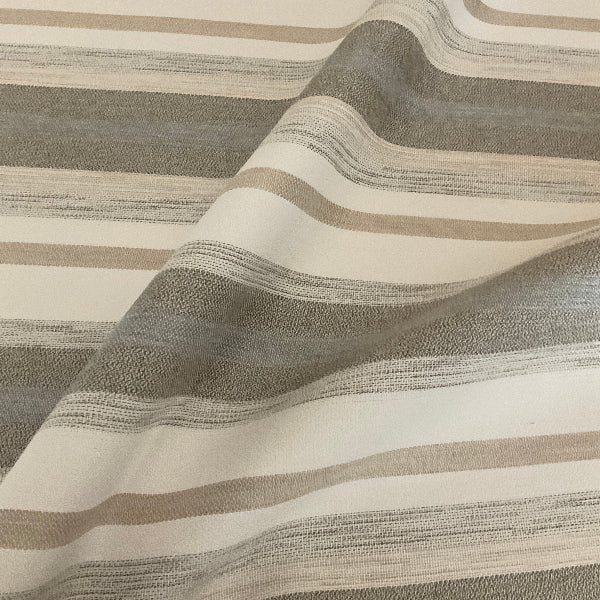 Sunbrella Sedona Dove Taupe Stripe Outdoor Upholstery Fabric