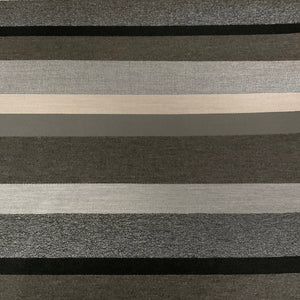 Sunbrella Sensory Granite Gray Stripe Outdoor Upholstery Fabric