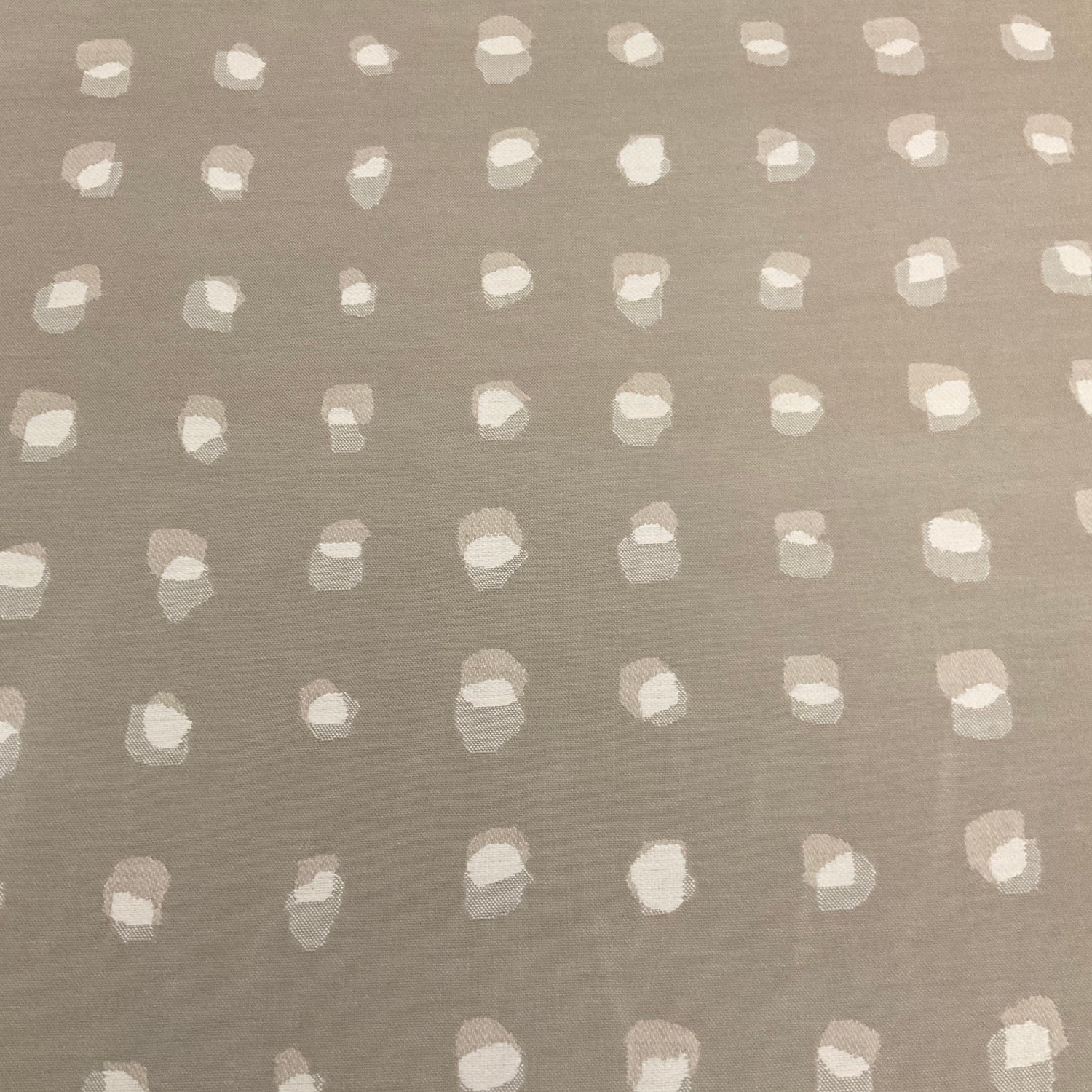 Sunbrella Shadow Dot Dove Gray Outdoor Upholstery Fabric