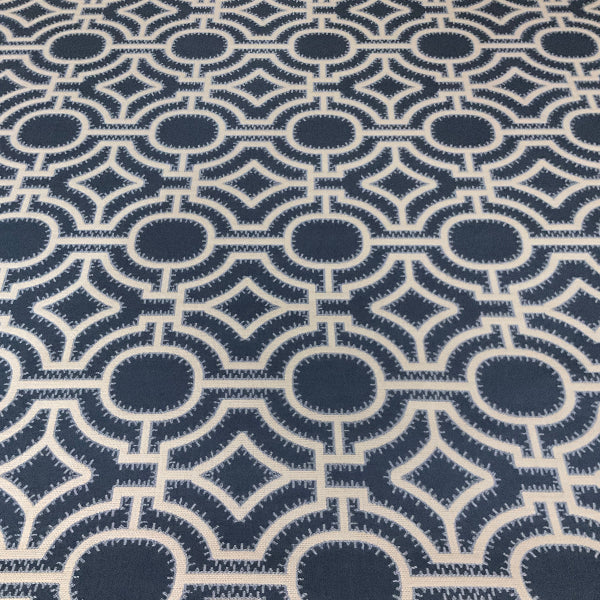 Sunbrella Shaper Sapphire Blue Outdoor Upholstery Fabric