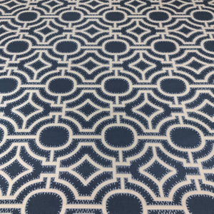 Sunbrella Shaper Sapphire Blue Outdoor Upholstery Fabric