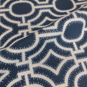 Sunbrella Shaper Sapphire Blue Outdoor Upholstery Fabric