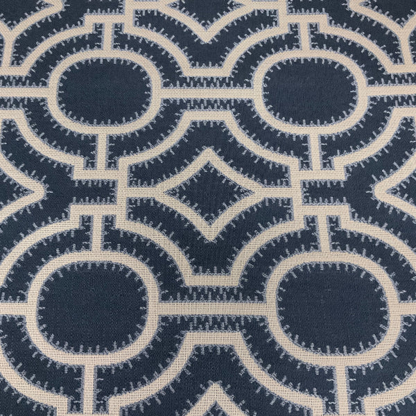 Sunbrella Shaper Sapphire Blue Outdoor Upholstery Fabric