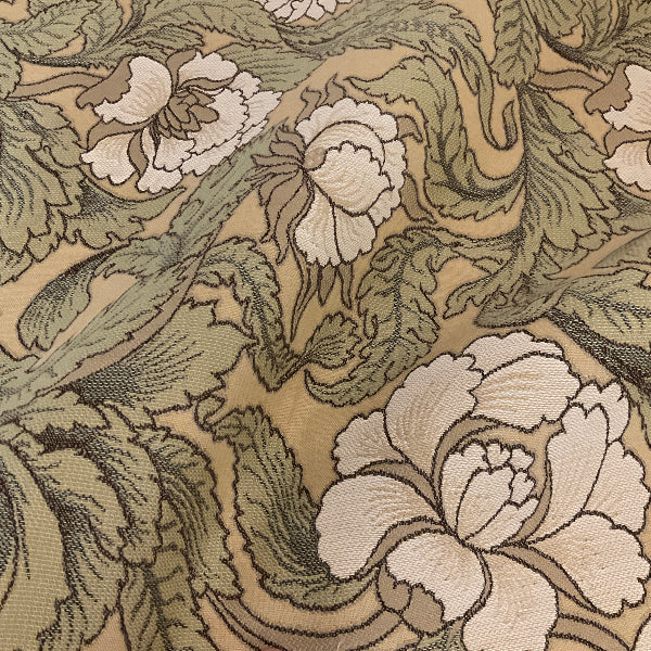 Sunbrella Sinclair Meadow Green Floral Outdoor Upholstery Fabric