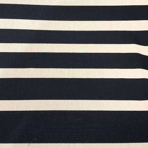 Sunbrella Spiaggina Stripe 300 Blue Outdoor Upholstery Fabric
