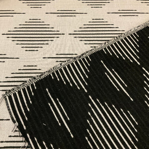 Sunbrella Spinner Diamond Onyx Black Outdoor Upholstery Fabric
