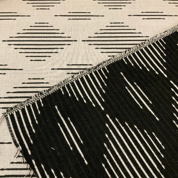 Sunbrella Spinner Diamond Onyx Black Outdoor Upholstery Fabric