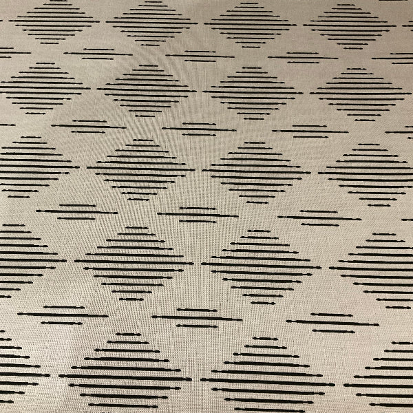 Sunbrella Spinner Diamond Onyx Black Outdoor Upholstery Fabric