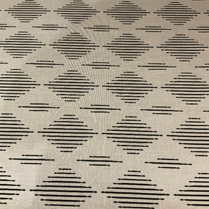 Sunbrella Spinner Diamond Onyx Black Outdoor Upholstery Fabric