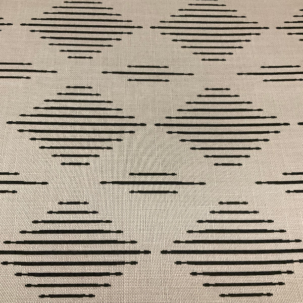 Sunbrella Spinner Diamond Onyx Black Outdoor Upholstery Fabric