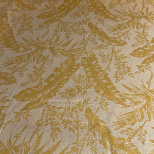 Sunbrella Spring Yellow Fern Botanical Outdoor Upholstery Fabric