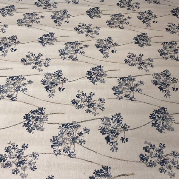 Sunbrella Stem Denim Blue Outdoor Upholstery Fabric