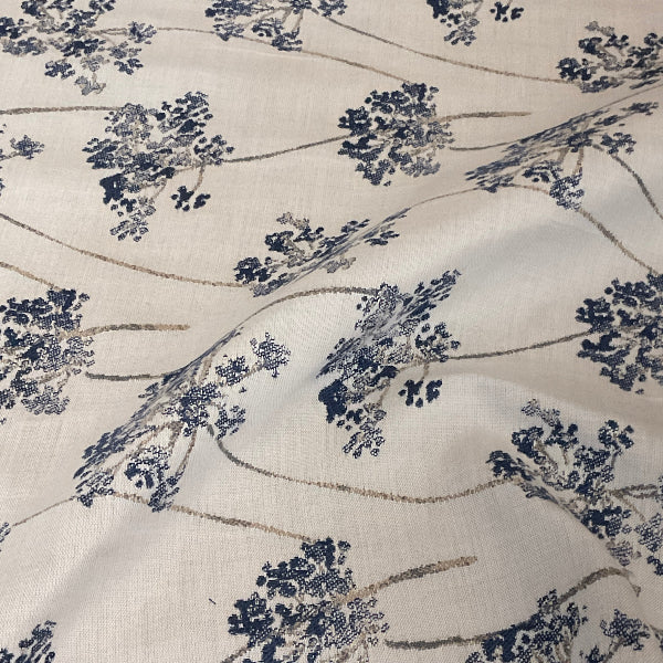 Sunbrella Stem Denim Blue Outdoor Upholstery Fabric