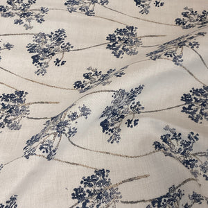 Sunbrella Stem Denim Blue Outdoor Upholstery Fabric