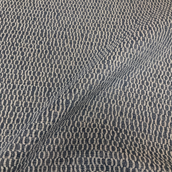Sunbrella Strie Curve Sapphire Outdoor Upholstery Fabric