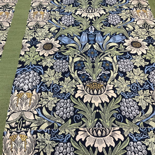 Sunbrella Sunflower Square Blue Pillow Panel Outdoor Upholstery Fabric