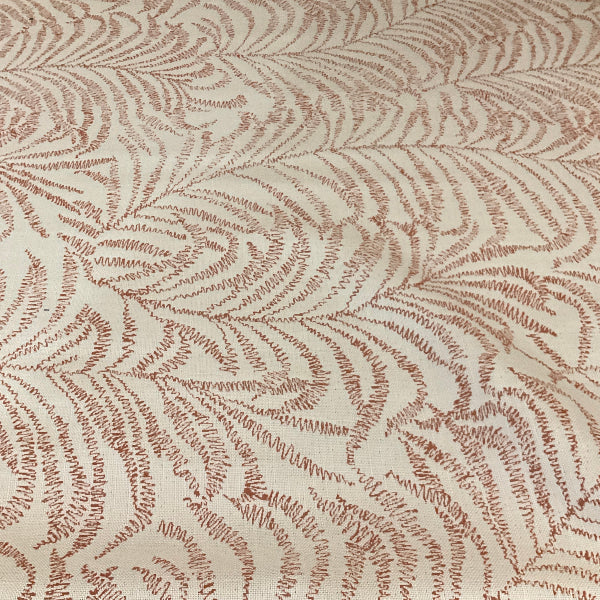 Sunbrella Swaying Terracotta Outdoor Upholstery Fabric