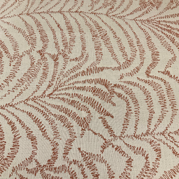 Sunbrella Swaying Terracotta Outdoor Upholstery Fabric